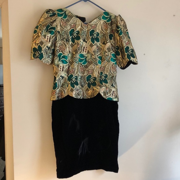 Scott McClintock Petites Velvet Dress - Picture 1 of 4